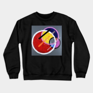 Circles and lines Abstract 339. Crewneck Sweatshirt